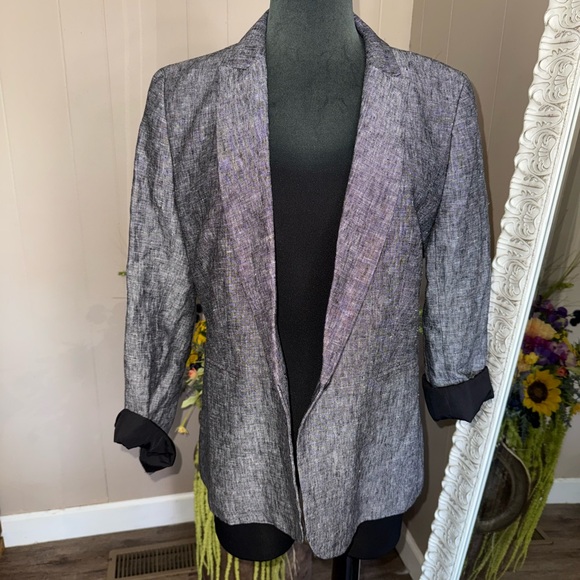 J. By J. Crew • Linen One Button Blazer - Picture 1 of 11